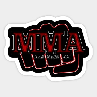 Mixed Martial Arts MMA Sports Sticker